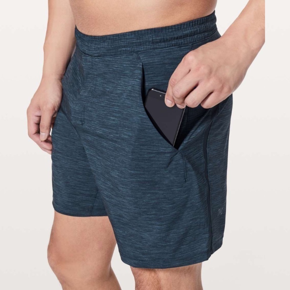 Lululemon Athletica Pace Breaker 7” Short Blue without Liner Size Small - Picture 2 of 7